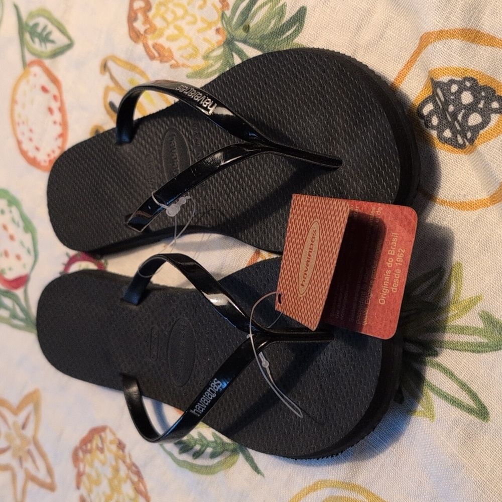 Havaianas Black Women's Flip Flops